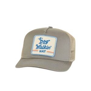 Blue Q Dog Walkin' Hat in Gray and Tan